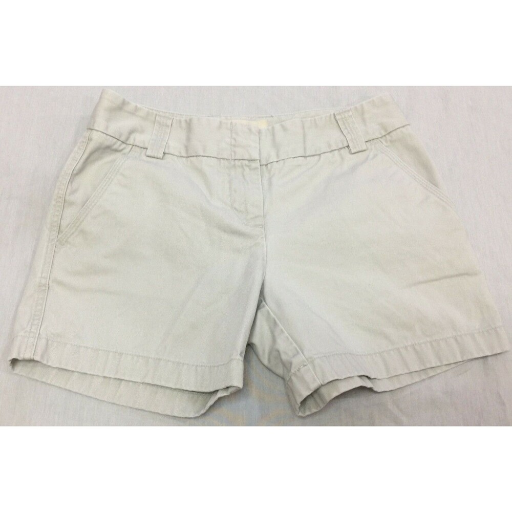 J. CREW WOMENS COTTON SHORTS SIZE 2